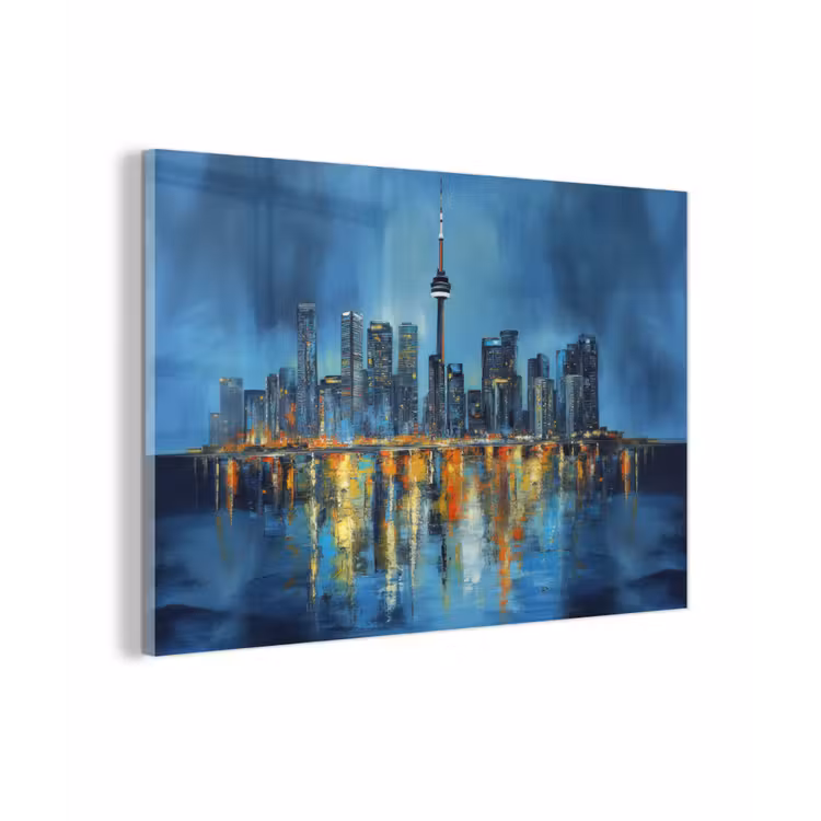 Skyline Toronto - Water - Stadslichten - Toren plexiglas 5mm klein -zzzproduct_nieuw