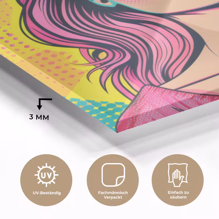 Zonnebril - Vrouw - Zonnig - Geel plexiglas 5mm klein -wsfeer2_DE