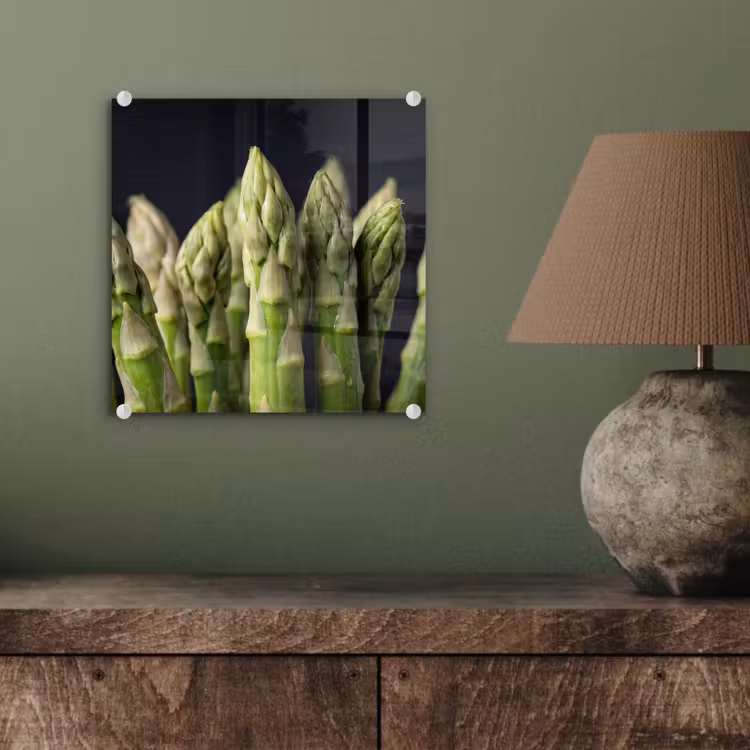 Asperges - Groen - Zwart plexiglas 5mm klein -sfeer3