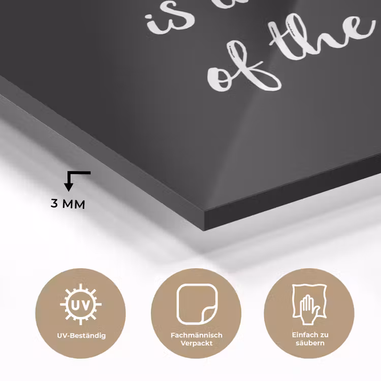 Spreuken - Koken - Thuis - The kitchen is the heart of the home - Quotes plexiglas 5mm klein -wsfeer2_DE
