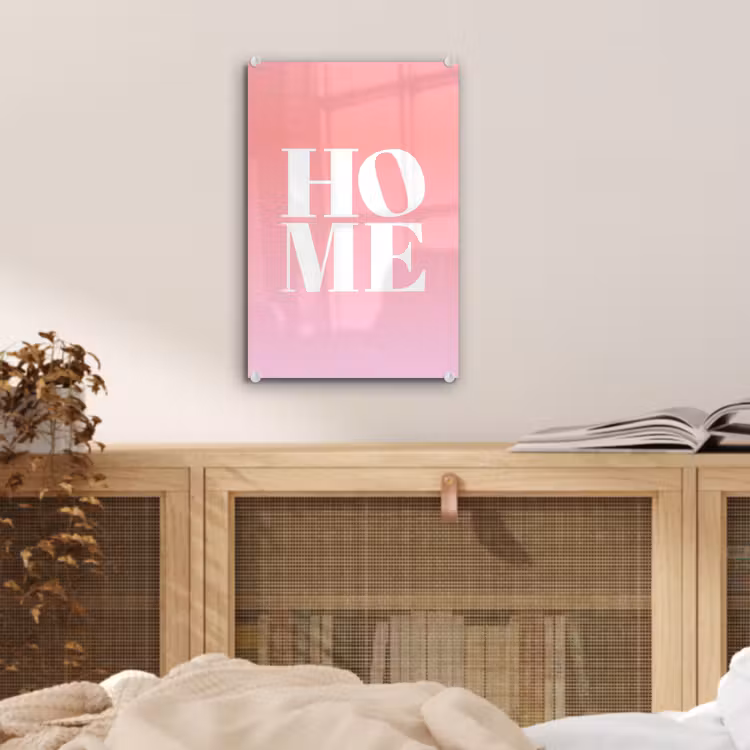 Home - Letters - Groot - Roze plexiglas 5mm klein -sfeer4