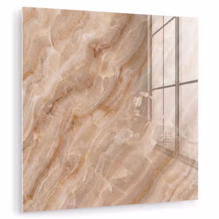 Steen - Ader - Natuur - Modern - Beige plexiglas 5mm klein -zzzproduct_nieuw