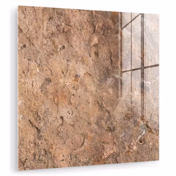 Steen - Natuur - Textuur - Abstract - Bruin plexiglas 5mm klein -zzzproduct_nieuw
