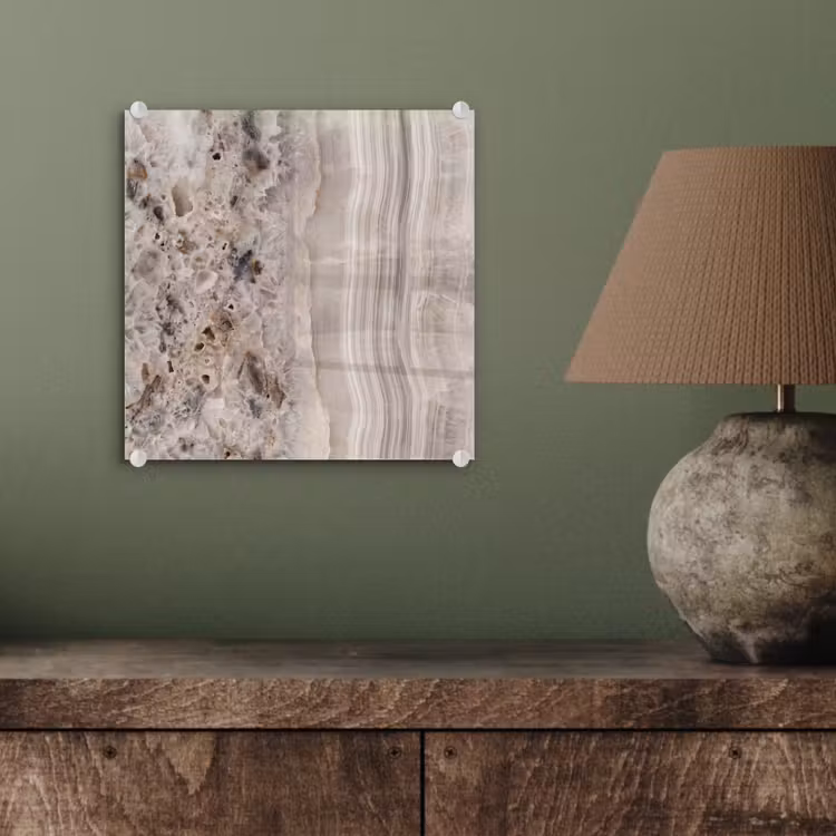 Steen - Textuur - Abstract - Beige - Wit plexiglas 5mm klein -sfeer3