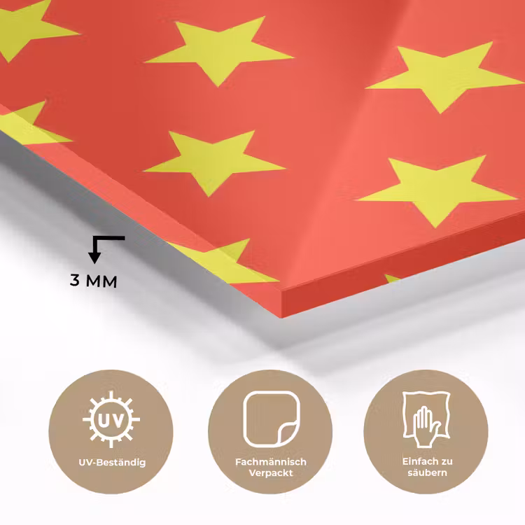 Ster - Patroon - Geel plexiglas 5mm klein 11 -wsfeer2_DE