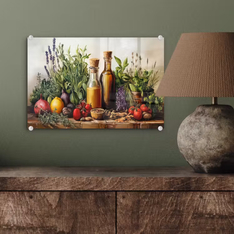 Stilleven - Kruiden - Specerijen - Fruit - Kleurrijk plexiglas 5mm klein -wsfeer2_DE