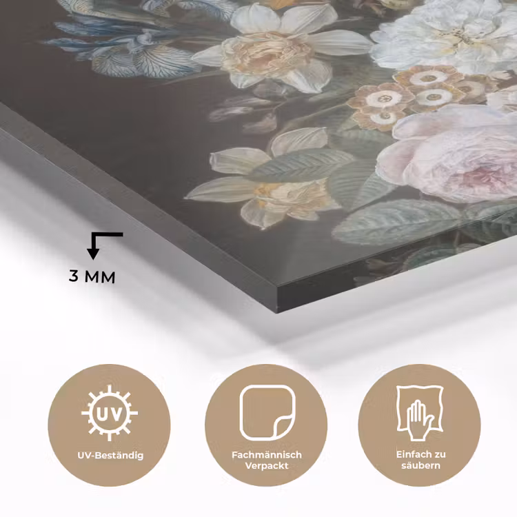 Stilleven met bloemen - Schilderij van Eelke Jelles Eelkema plexiglas 5mm klein -wsfeer2_DE