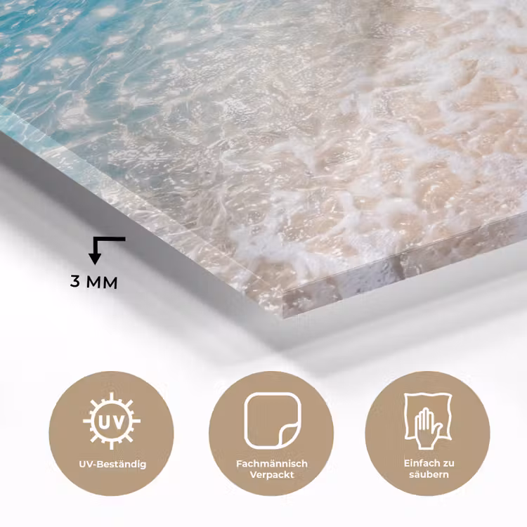 Strand - Water - Natuur - Blauw - Beige plexiglas 5mm klein -wsfeer2_DE