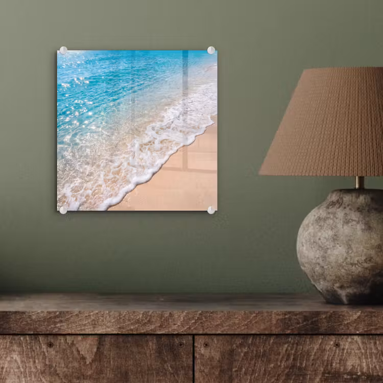 Strand - Water - Natuur - Blauw - Beige plexiglas 5mm klein -sfeer3