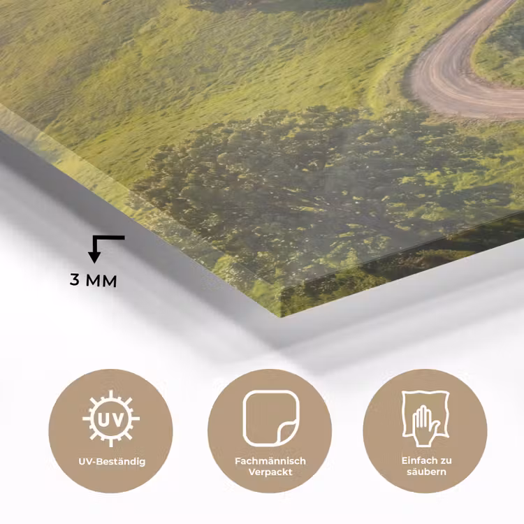 Weg - Weide - Natuur - Groen plexiglas 5mm klein -wsfeer2_DE