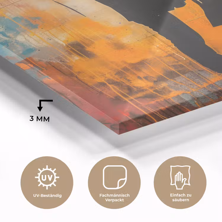 Street art - Liefde - Graffiti - Kunst - Banksy plexiglas 5mm klein -wsfeer2_DE