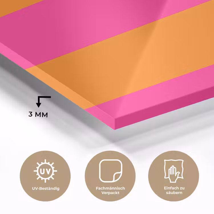 Strepen - Horizontaal - Roze plexiglas 5mm klein 11 -wsfeer2_DE