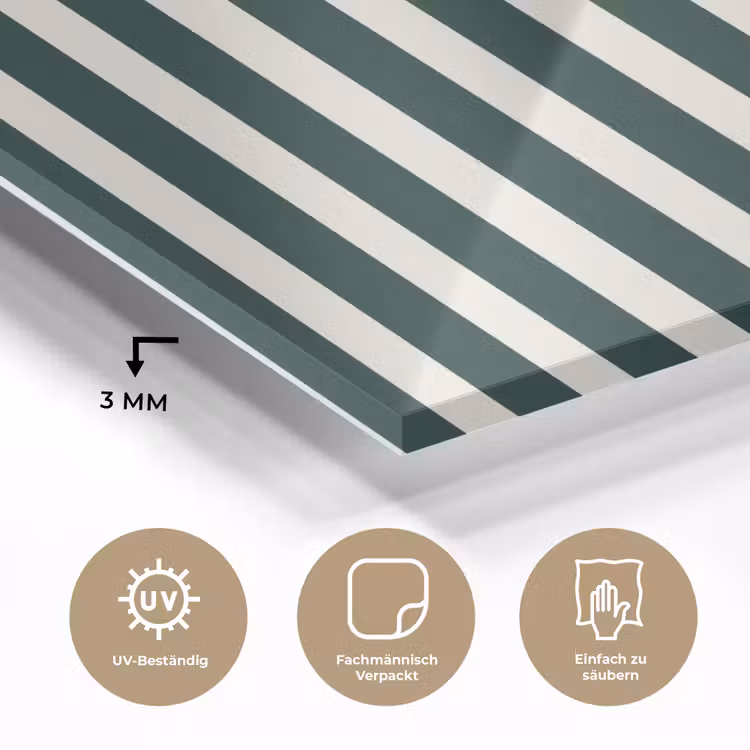 Strepen - Klassiek - Groen plexiglas 5mm klein 11 -wsfeer2_DE