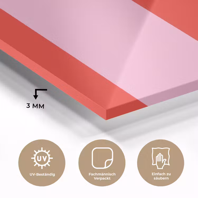 Strepen - Klassiek - Roze plexiglas 5mm klein 11 -wsfeer2_DE
