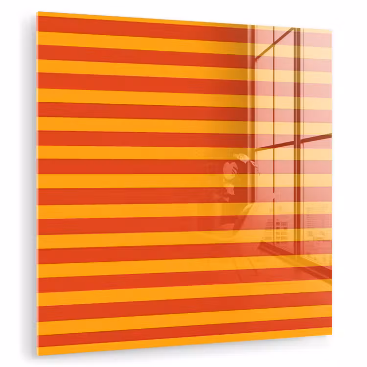Strepen - Patroon - Oranje plexiglas 5mm klein 11 -zzzproduct_nieuw