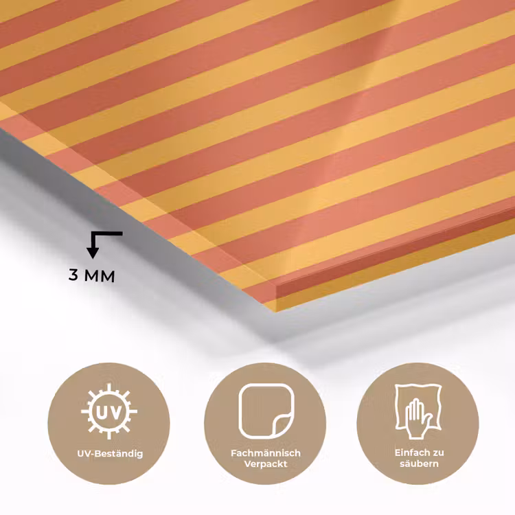 Strepen - Patroon - Oranje plexiglas 5mm klein 11 -wsfeer2_DE