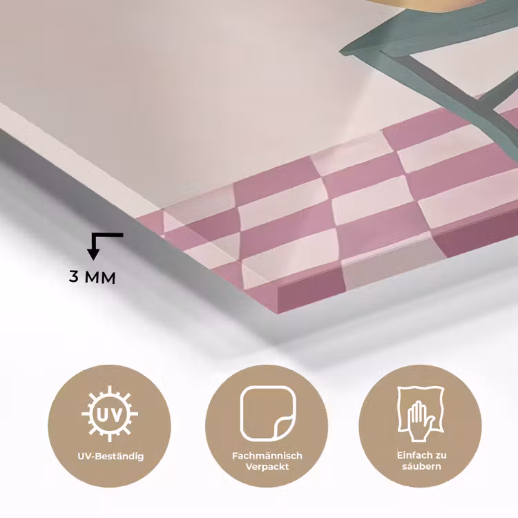 Stoel - Vaas - Bloemen - Geblokt plexiglas 5mm klein -wsfeer2_DE