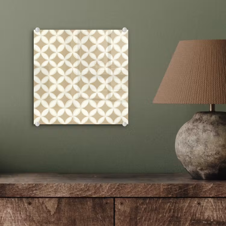Symmetrisch - Motief - Beige plexiglas 5mm klein 11 -sfeer3