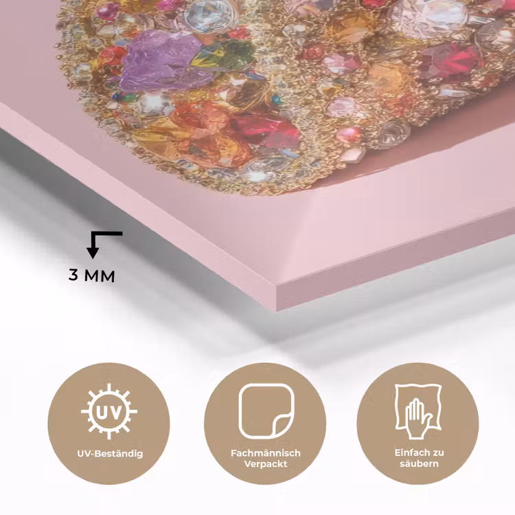 Taco - Kleurrijk - Edelstenen - Goud plexiglas 5mm klein -wsfeer2_DE
