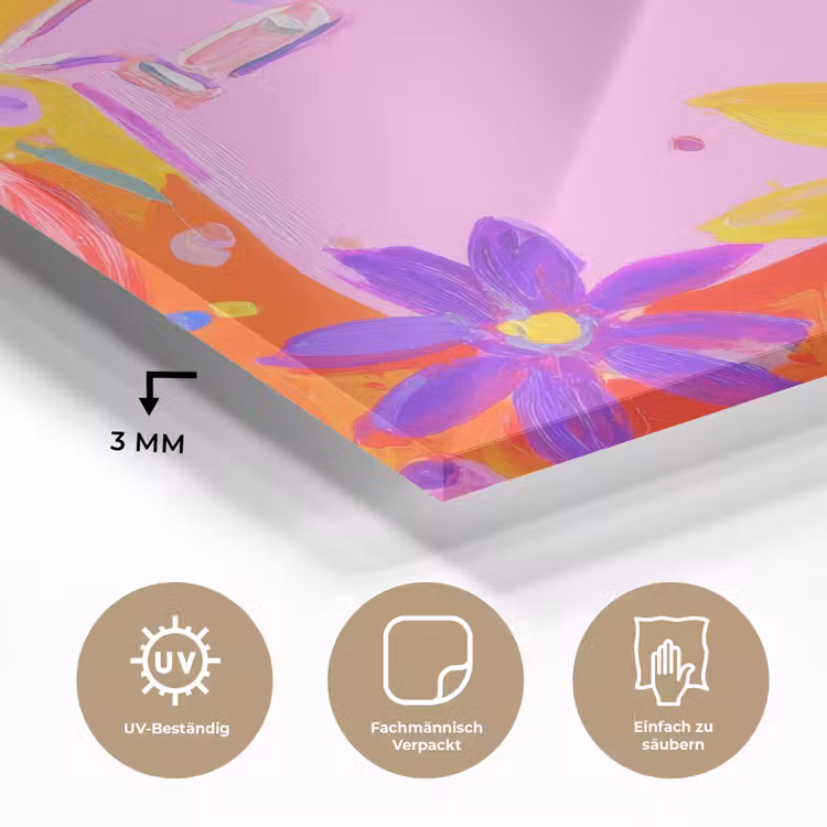 Tas - Roze - Bloemen plexiglas 5mm klein -wsfeer2_DE