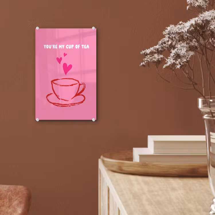 Thee - Roze - Valentijn - Tekst plexiglas 5mm klein -sfeer5