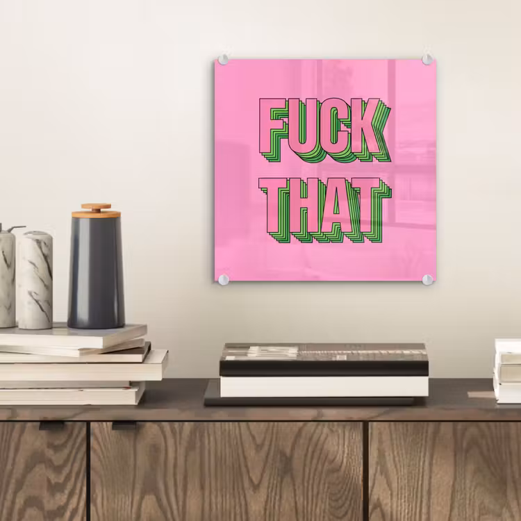 Tekst - Bold - Roze plexiglas 5mm klein -sfeer1
