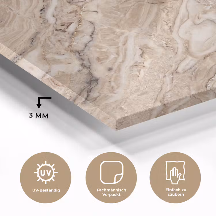 Textuur - Aders - Abstract - Modern - Beige plexiglas 5mm klein -wsfeer2_DE