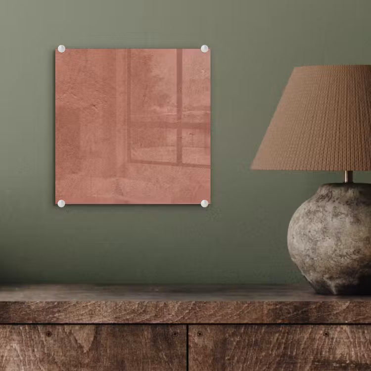 Textuur - Roodbruin - Grof - Modern plexiglas 5mm klein -sfeer3