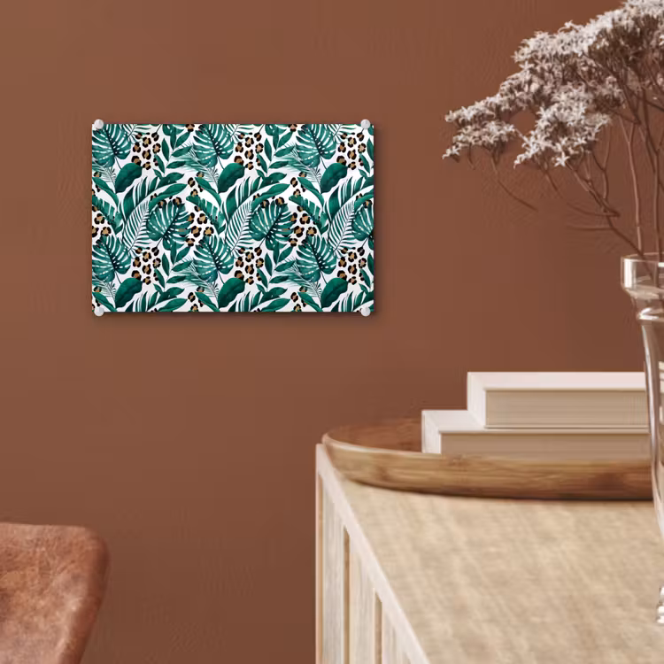 Dierenprint - Panter - Bladeren - Tropisch - Jungle plexiglas 5mm klein -sfeer5