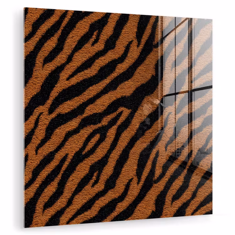 Tijger - Zwart - Vacht plexiglas 5mm klein 11 -zzzproduct_nieuw
