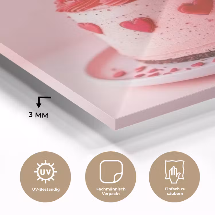 Taart - Hart - Roze plexiglas 5mm klein -wsfeer2_DE
