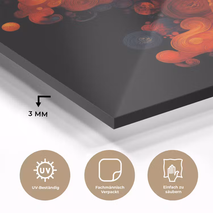 Schedel - Oranje - Zijaanzicht - Vlammen plexiglas 5mm klein -wsfeer2_DE