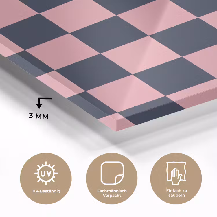 Traditioneel - Patroon - Blauw - Roze plexiglas 5mm klein 11 -wsfeer2_DE