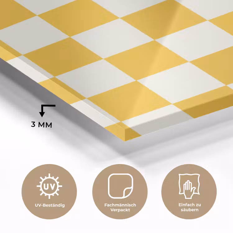 Traditioneel - Patroon - Geel plexiglas 5mm klein 11 -wsfeer2_DE