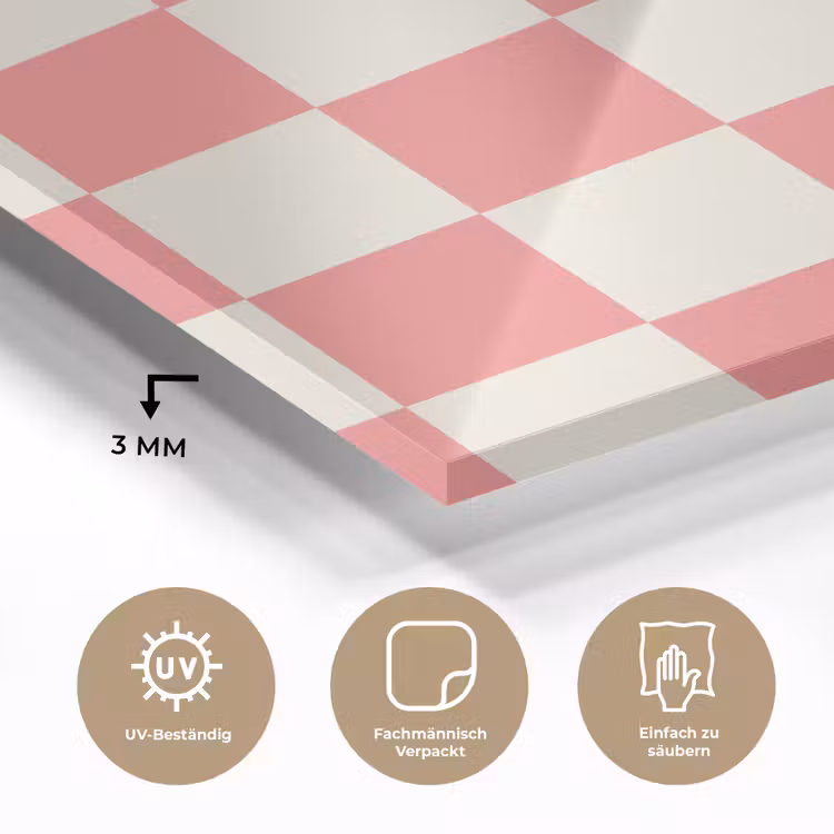 Traditioneel - Patroon - Roze plexiglas 5mm klein 11 -wsfeer2_DE