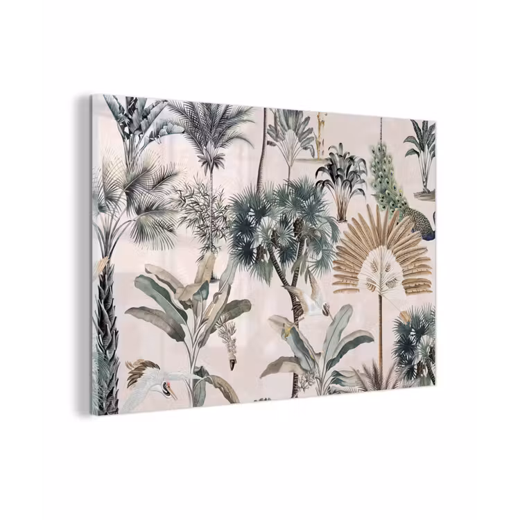 Tropisch - Bomen - Bladeren - Jungle plexiglas 5mm klein -z3d