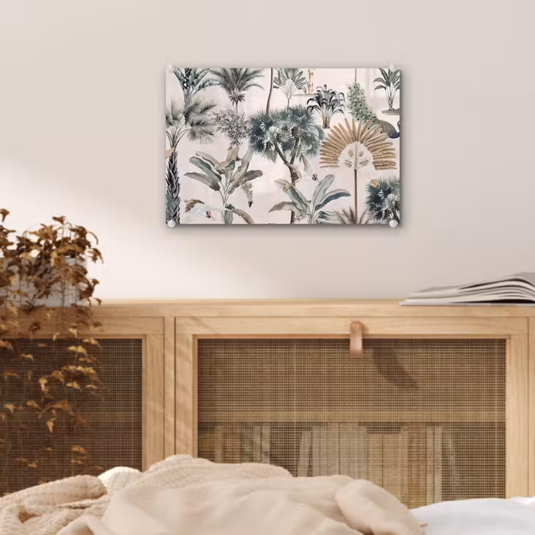Tropisch - Bomen - Bladeren - Jungle plexiglas 5mm klein -sfeer4