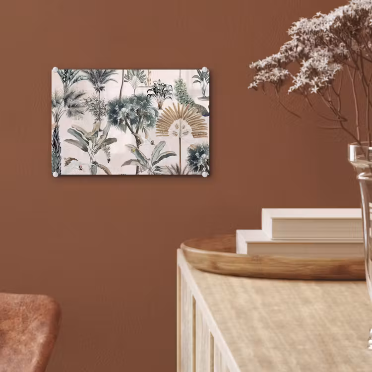Tropisch - Bomen - Bladeren - Jungle plexiglas 5mm klein -sfeer5