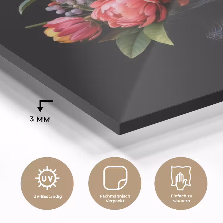 Tulpen - Bessen - Boeket - Vaas plexiglas 5mm klein -wsfeer2_DE