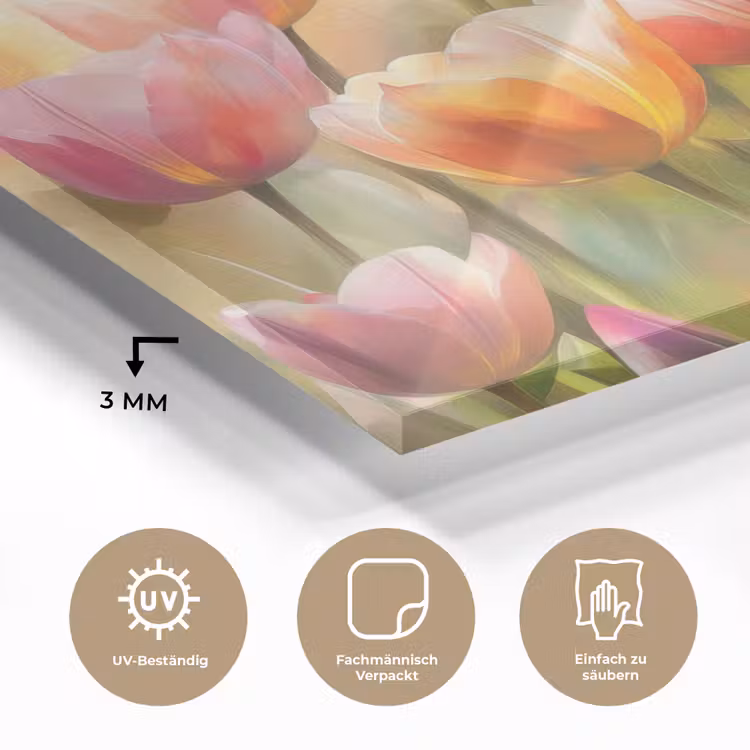 Tulpen - Sprookjesachtig - Kleurrijk plexiglas 5mm klein -wsfeer2_DE
