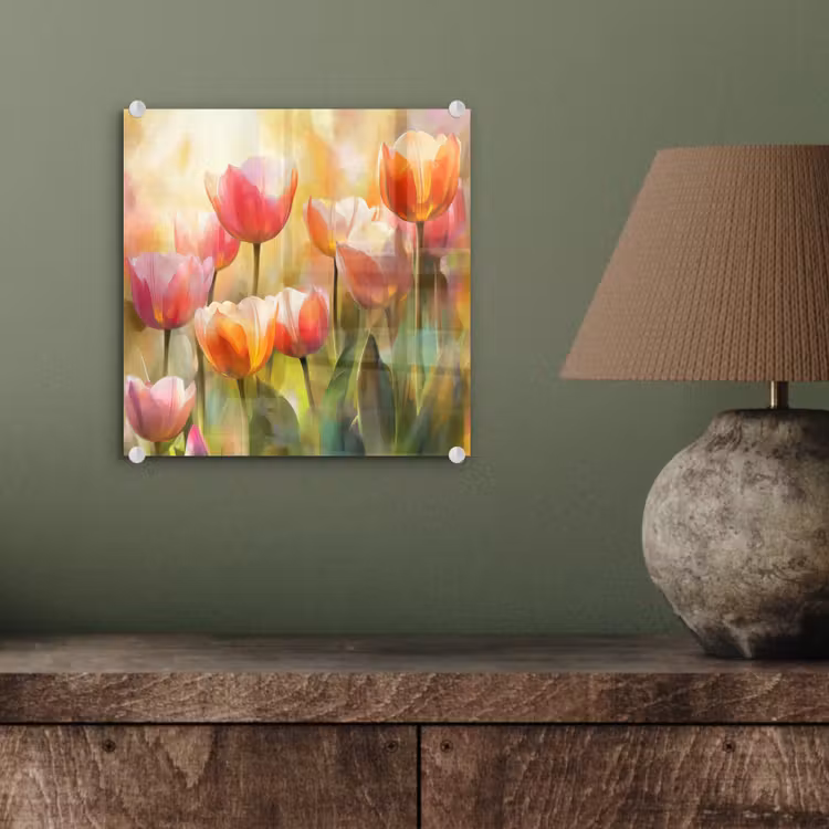 Tulpen - Sprookjesachtig - Kleurrijk plexiglas 5mm klein -sfeer3