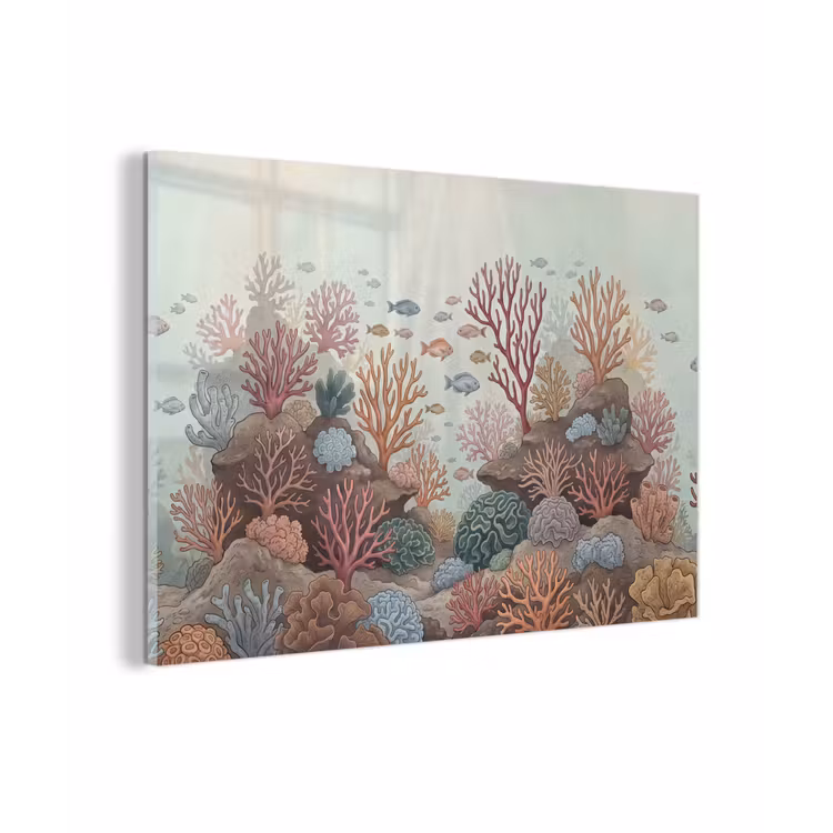 Onderwater - Koraal - Vis - Natuur plexiglas 5mm klein -zzzproduct_nieuw