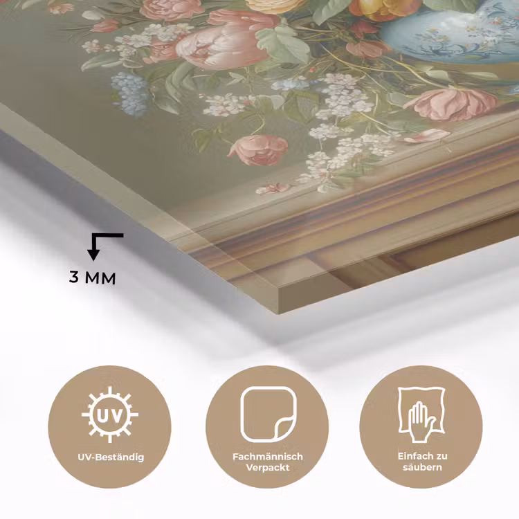 Vaas - Pastel - Kleuren - Bloemen plexiglas 5mm klein -wsfeer2_DE