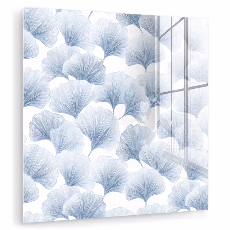 Waaier - Modern - Blauw plexiglas 5mm klein 11 -zzzproduct_nieuw