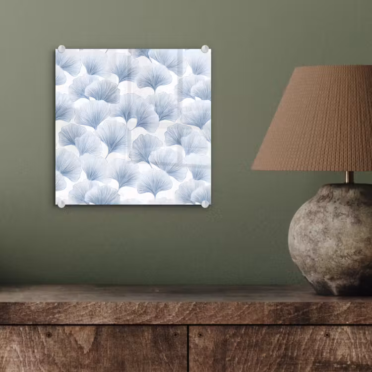 Waaier - Modern - Blauw plexiglas 5mm klein 11 -sfeer3