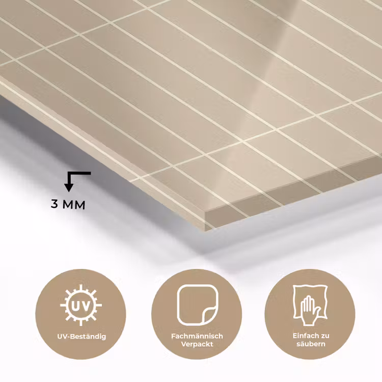 Verticaal - Wandtegel - Zand - Beige plexiglas 5mm klein 11 -wsfeer2_DE