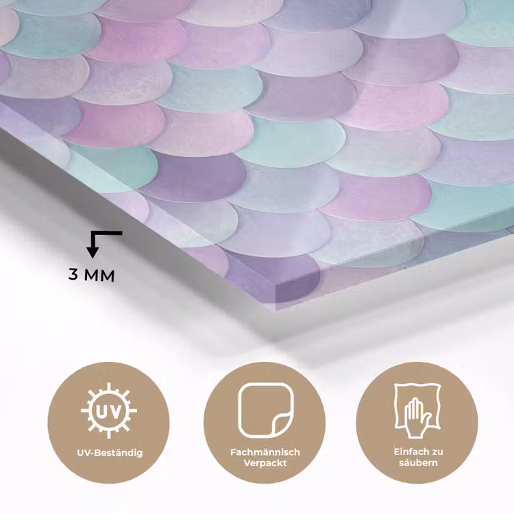 Dromerig - Zeemeermin - Pastel plexiglas 5mm klein 11 -wsfeer2_DE