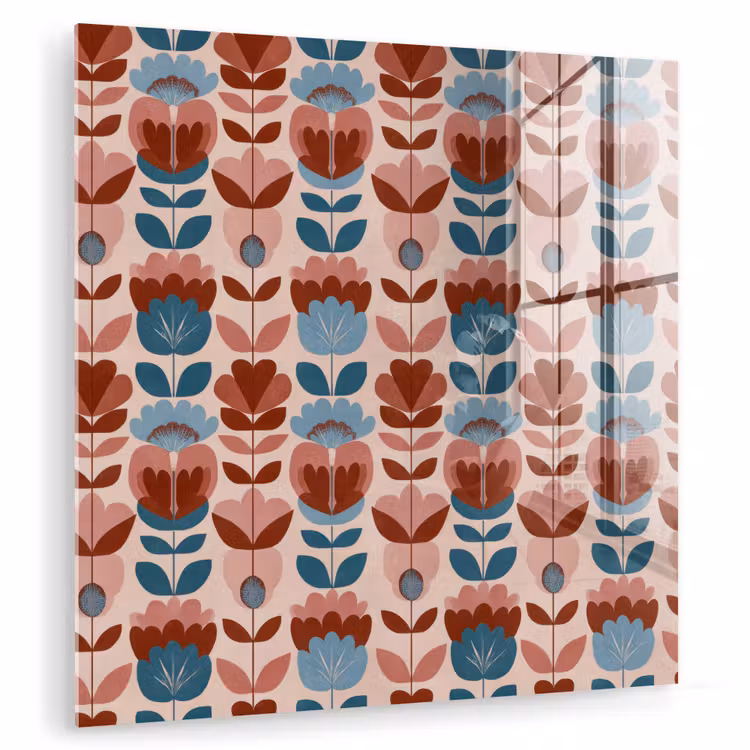 Vintage - Motief - Kleurrijk plexiglas 5mm klein 11 -zzzproduct_nieuw