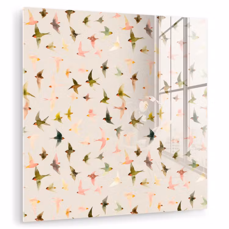 Vogels - Vliegen - Kleurrijk plexiglas 5mm klein 11 -zzzproduct_nieuw