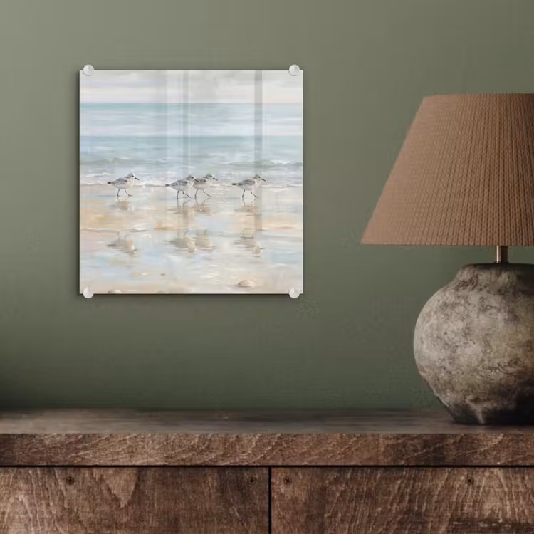 Vogels - Strand - Zee plexiglas 5mm klein -sfeer3